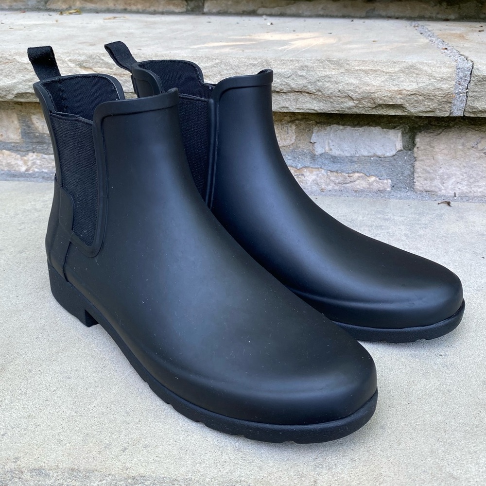 Hunter Women’s Black Chelsea Rain Boots